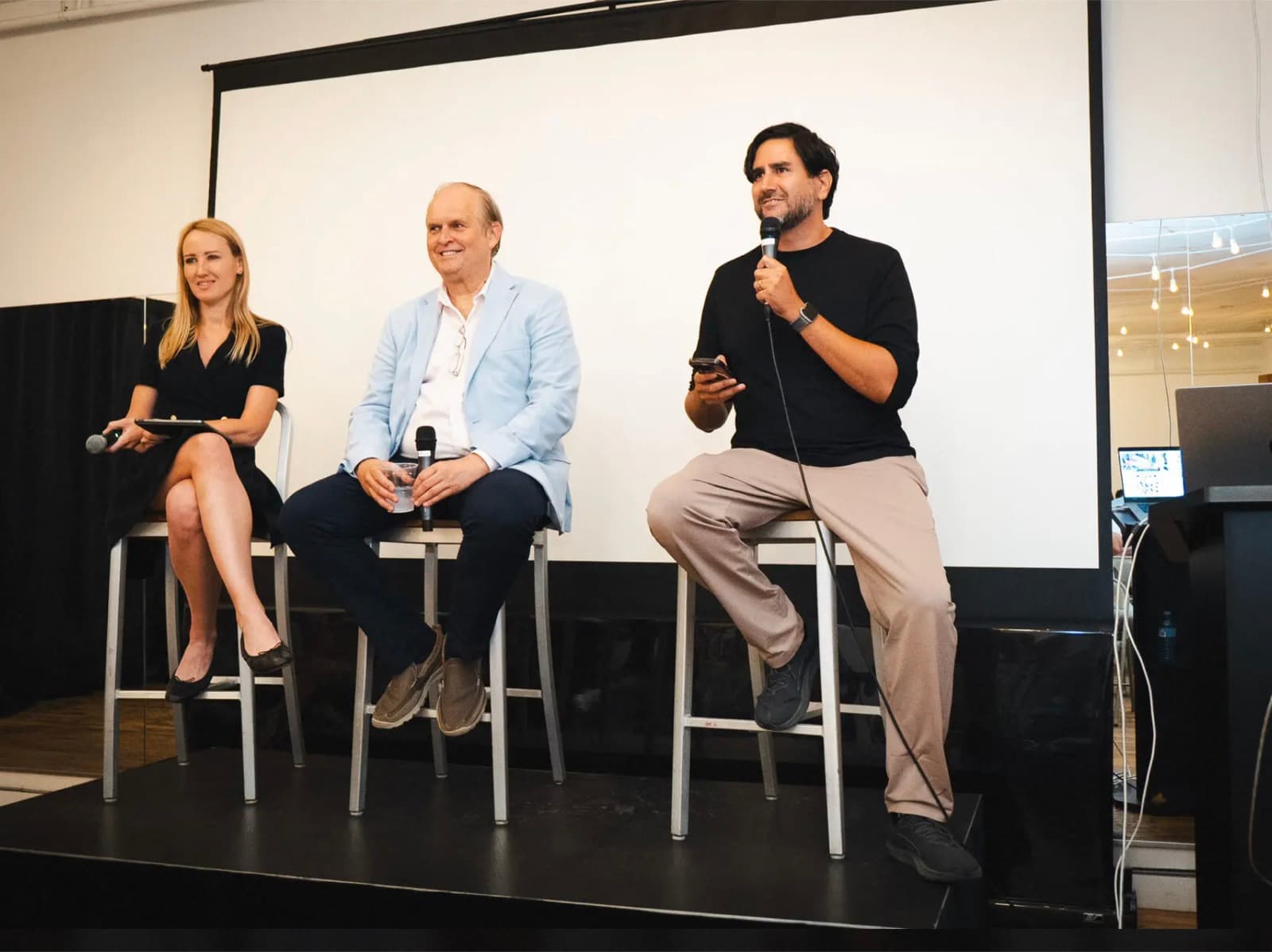 On a panel
