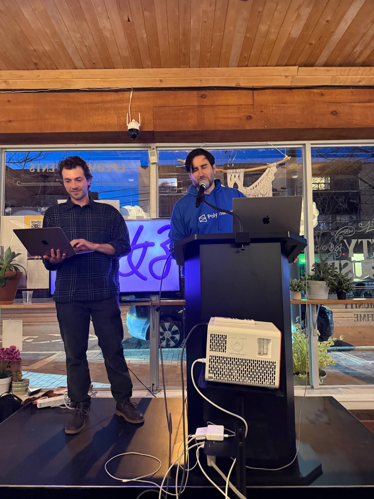 Speaking at a prediction-markets event